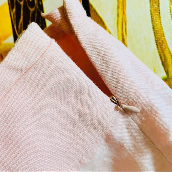 Talbots Woman Petites Irish Linen Pink Skirt W 22 - Picture 5 of 12